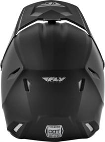 img 3 attached to Fly Racing Kinetic Straight Edge Helmet (Matte Black