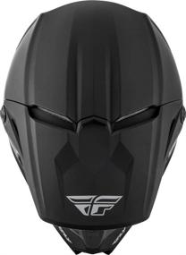 img 2 attached to Fly Racing Kinetic Straight Edge Helmet (Matte Black