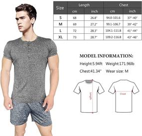 img 1 attached to 👕 Stay Stylish & Comfortable: Togym Slim Fit Buttoned Henley Shirts