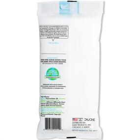 img 1 attached to Продукт: "Dude Shower Body Wipes: Нет запаха, успокаивающий алоэ, гипоаллергенные, портативные малогабаритные протирочные салфетки для мужчин (пачка из 3 штук) - 8 штук".