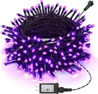 🎄 joomer christmas lights: 98ft 300 led string lights - 8 modes, timer function, indoor/outdoor twinkle lights for christmas, home, garden, party, trees, holiday (purple) логотип