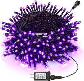 img 4 attached to 🎄 Joomer Christmas Lights: 98Ft 300 LED String Lights - 8 Modes, Timer Function, Indoor/Outdoor Twinkle Lights for Christmas, Home, Garden, Party, Trees, Holiday (Purple)