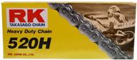 🏍️ rk racing chain m520hd-120: цепь стандартной серии 520 без o-кольца (120 звеньев) - высокое качество производительности с надежным соединительным звеном логотип