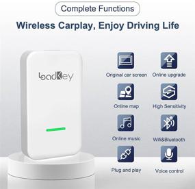 img 2 attached to 🔌 Беспроводный адаптер Loadkey Wireless CarPlay: превратите свои заводские автомобили Apple CarPlay в беспроводные