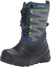 img 4 attached to 🥾 Топовые детские утепленные ботинки Merrell Snow Quest Lite 3.0 с водонепроницаемой мембраной для идеальной защиты от зимы