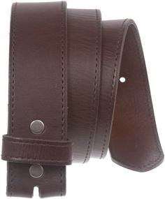 img 2 attached to 🐄 Cowhide Leather Strap with Enhanced Grain Stitching and Edges