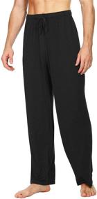 img 3 attached to 👖 Men's Sleepwear Bottoms Pajamas - WiWi Bamboo Clothing for Sleep & Lounge