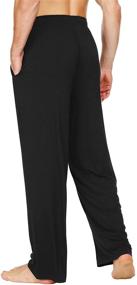 img 2 attached to 👖 Men's Sleepwear Bottoms Pajamas - WiWi Bamboo Clothing for Sleep & Lounge