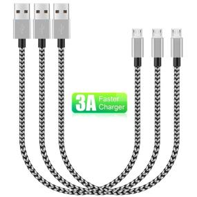 img 3 attached to 🔌 3-Pack 3ft Micro USB Android Charger Cable for Kindle Fast Charging - Compatible with Amazon Fire HD Tablets (1st-8th Gen), HDX 8.9" 9.7", and E-Readers (3rd-11th Gen), LG G3 G4, Stylo 2 3 Phone