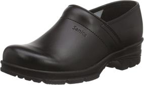 img 4 attached to 👞 Stylish and Comfortable Sanita Men's Black Clogs: Premium Men's Shoes