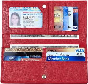 img 3 attached to Seammer Blocking Leather Bifold Wallets Women's Handbags & Wallets in Wallets