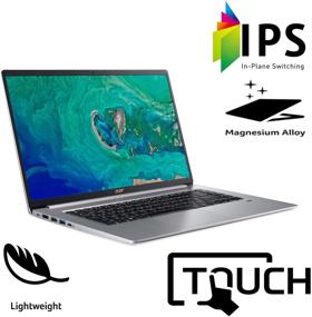 img 3 attached to Acer Swift 5 Ultra-Thin Laptop with 15.6” FHD IPS Touch Display, 8th Gen Intel Core i7, 16GB RAM, 512GB SSD, Windows 10