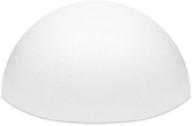 versatile white half sphere foam ball - ideal for creative diy crafts and art supplies (11.5 x 6 in) logo