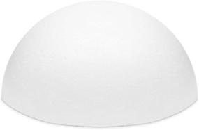 img 4 attached to Versatile White Half Sphere Foam Ball - Ideal for Creative DIY Crafts and Art Supplies (11.5 x 6 in)