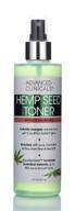 hemp oil hydrating facial toner with natural extracts to revitalize aging, oily, & dry skin for a firm, soft glow - alcohol free moisturizing spray infused with sea salt & aloe by advanced clinicals, 8 fl. oz. logo