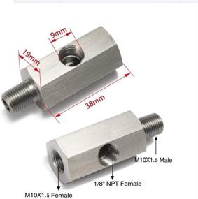 img 1 attached to QISF Pressure Adapter Stainless Hydraulic