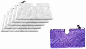img 4 attached to 🧼 Astar 6 Shark Euro Pro Pocket Steam Mop Replacement Pads - High-Quality Europro Microfiber Compatible with S3501 S3601 S3901 Models