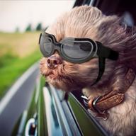 🐶 namsan dog goggles: protective uv sunglasses for small to medium dogs - windproof, snowproof eyewear for active puppies! логотип