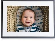 🖼️ loop wifi digital picture frame: text message photos to frame & connect the whole family with easy-to-use iphone app - 10 inch hd touchscreen logo