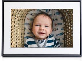 img 4 attached to 🖼️ Loop WiFi Digital Picture Frame: Text Message Photos to Frame & Connect The Whole Family with Easy-to-Use iPhone App - 10 inch HD Touchscreen