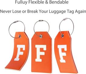 img 1 attached to 🔒 Ultimate Privacy Shield: Initial Letter Luggage Toughergun - Keep Your Belongings Secure!