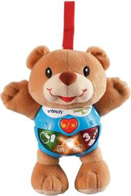 img 3 attached to 🧸 VTech Happy Lights Bear, Brown: An Engaging Plush Toy with Interactive Lights and Sounds