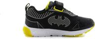 🦇 high-visibility dc comics batman boys bat signal lighted athletic sneaker for toddlers/little kids logo