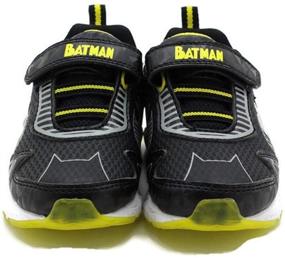 img 3 attached to 🦇 High-Visibility DC Comics Batman Boys Bat Signal Lighted Athletic Sneaker for Toddlers/Little Kids