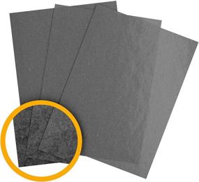 img 3 attached to 🖋️ Premium 25 Sheets 9"x13" Graphite Transfer Tracing Carbon Paper: Perfect for Effortless Drawings & Photos onto Wood, Paper, Canvas