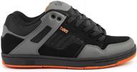 👟 dvs enduro skate men's shoes in charcoal orange logo