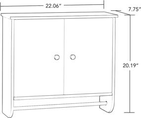 img 1 attached to RiverRidge Medford Bathroom Cabinet White