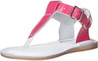 👡 salty water sandals by hoy shoe - t-bar style sandal logo