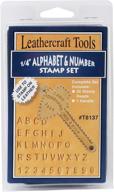 🔤 realeather crafts alphabet number stamps: perfect for scrapbooking & stamping logo