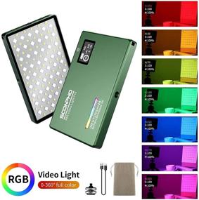 img 3 attached to 🌈 Enhance Your YouTube Videos with Soonpho RGB LED Video Light: 360° Full Color On-Camera Lighting, Mini Pocket Size, 4400mAh Battery, 2500K-8500K, CRI 96+