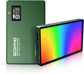 img 4 attached to 🌈 Enhance Your YouTube Videos with Soonpho RGB LED Video Light: 360° Full Color On-Camera Lighting, Mini Pocket Size, 4400mAh Battery, 2500K-8500K, CRI 96+