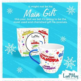 img 3 attached to Love Mug: Grandpa Mug - The Perfect Christmas Gift for Grandpa from Grandchildren, Son, Daughter | Best Grandpa Coffee Cup and Ideal Christmas Present for Grandpa!