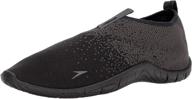 men's black athletic water shoes by speedo for sports and outdoor activities логотип