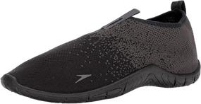 img 4 attached to Men's Black Athletic Water Shoes by Speedo for Sports and Outdoor Activities