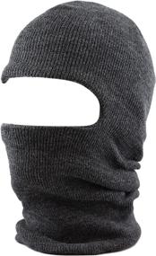 img 3 attached to 🧣 The Hat Depot Unisex Thick and Long Face Ski Mask [Made in USA]: Ultimate Protection for Winter Sports