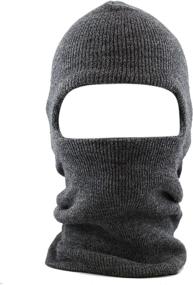 img 2 attached to 🧣 The Hat Depot Unisex Thick and Long Face Ski Mask [Made in USA]: Ultimate Protection for Winter Sports