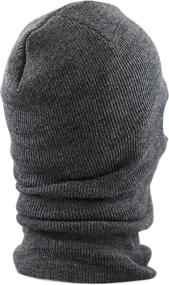 img 1 attached to 🧣 The Hat Depot Unisex Thick and Long Face Ski Mask [Made in USA]: Ultimate Protection for Winter Sports