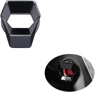 black universal engine start stop button protective 🔒 cover: key push start button cover with enhanced seo logo