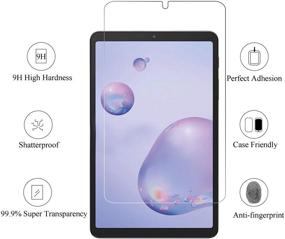 img 3 attached to 📱 Ailun Tempered Glass Screen Protector for Galaxy Tab A 8.4 inch 2020 Release - 2 Pack, Ultra Clear, 9H Hardness, Case Friendly, Anti-Scratch