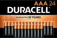 🔋 прочные щелочные батарейки duracell coppertop aaa - долговечный набор из 24 штук для домашних и деловых нужд logo