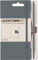 🔎 enhanced seo: leuchtturm1917 self adhesive pen loop elastic holder in anthracite logo