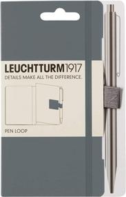 img 4 attached to 🔎 Enhanced SEO: Leuchtturm1917 Self Adhesive Pen Loop Elastic Holder in Anthracite