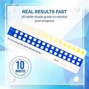 img 1 attached to Блестящие результаты с набором для отбеливания зубов Ghost White: профессиональный светодиодный свет для более белых зубов без чувствительности + 3 умные капсулы геля для быстрого отбеливания менее чем за 10 минут