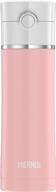 🌸 matte pink thermos sipp stainless steel drink bottle, 16 ounce логотип