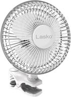 🌀 lasko fba 2004w clip fan - efficient 2-speed 6-inch white cooling device for any space - one size fits all, model 2004 logo