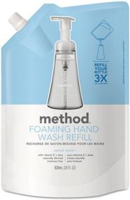 img 2 attached to Save Big with Method Foaming Hand Wash Refill Pouch, Sweet Water, 28 Fl Oz